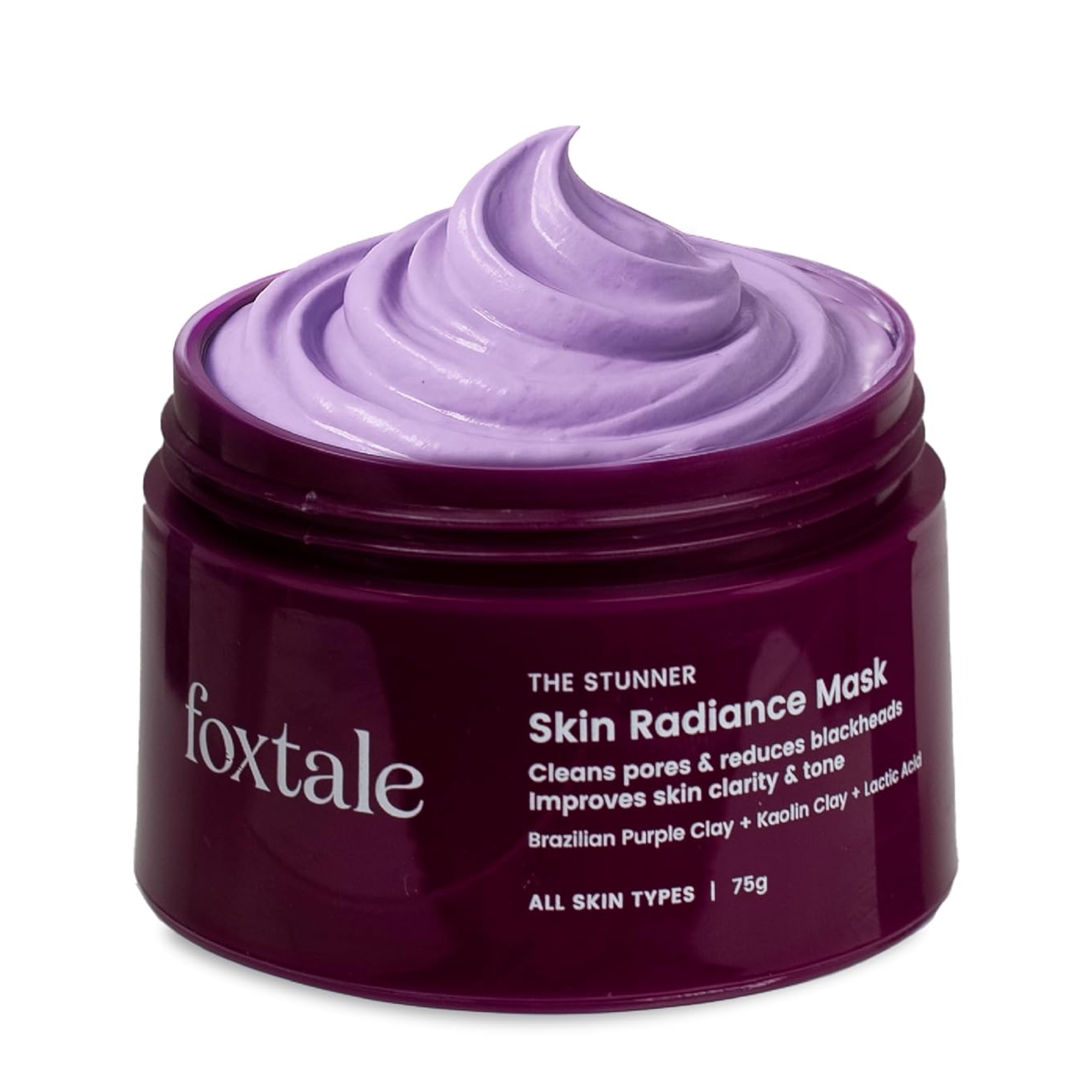 Foxtale De-Tan Face Mask for Glowing Skin| Clay Ma...